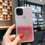 Funda Love Quicksand Glitter