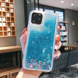 Funda Love Quicksand Glitter