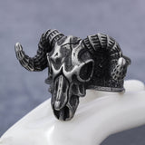 Anillo Calavera Gótico para Hombre - Estilo Punk Vintage